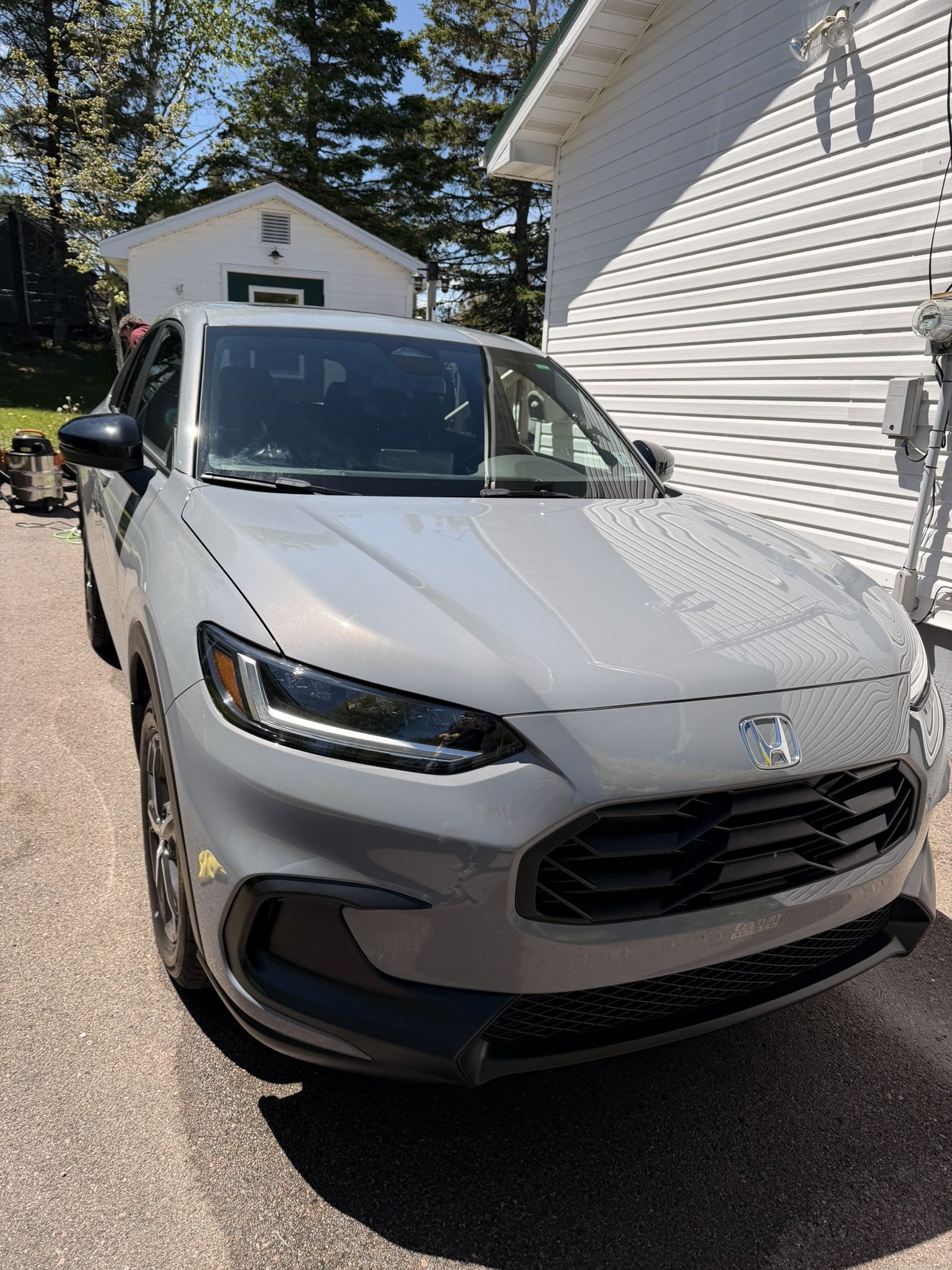 Honda after an exterior detail