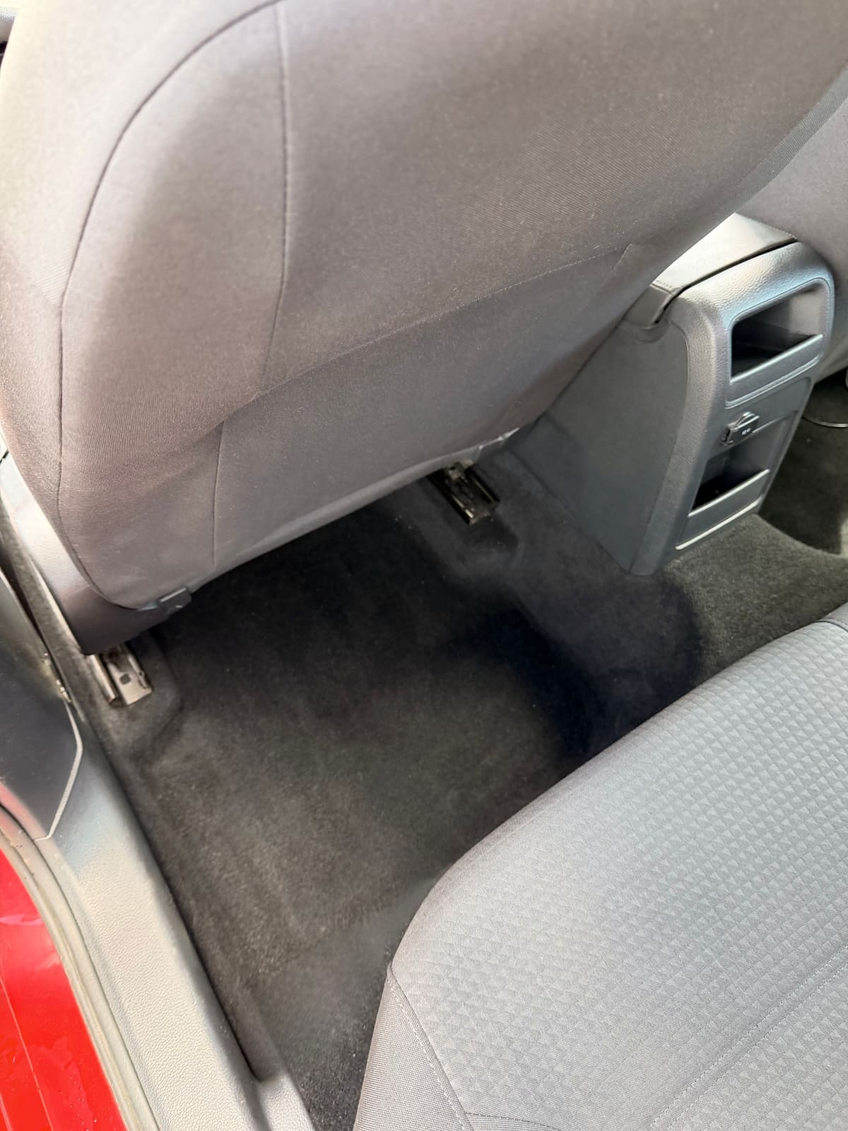 VW Jetta floor after detail