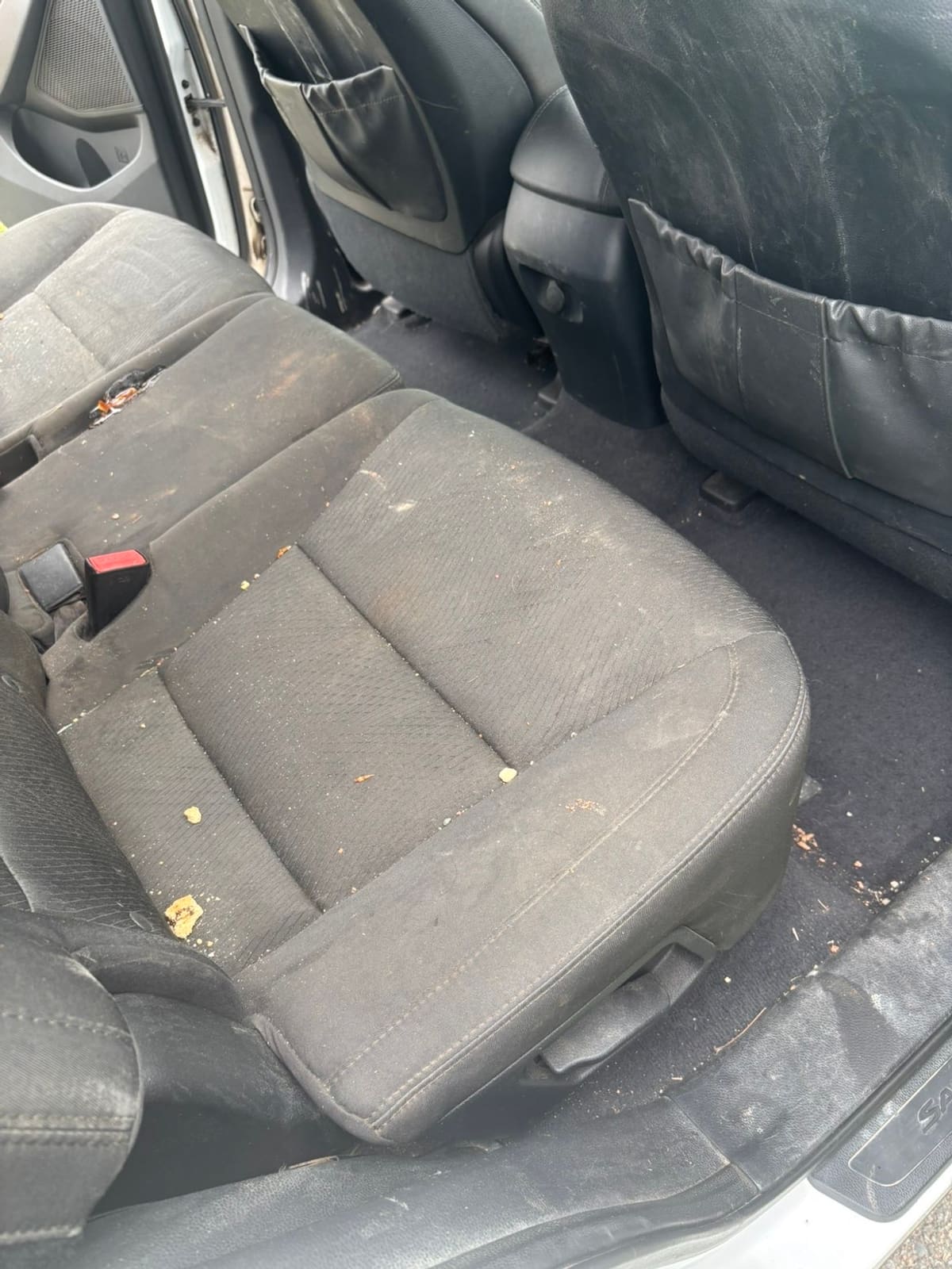 Hyundai Santa Fe seats before
